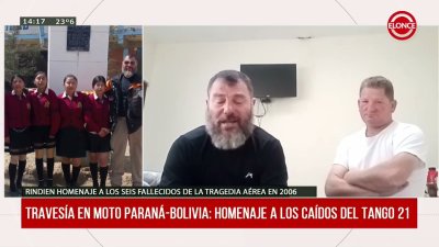 Traves&iacute;a en moto Paran&aacute;-Bolivia: Homenaje a los ca&iacute;dos del Tango 21